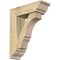 Ekena Millwork Balboa Traditional Rough Sawn Bracket w/ Offset Brace, Douglas Fir, 6"W x 18"D x 22"H BKT0604X18X22BOA01RDF - alternate 1